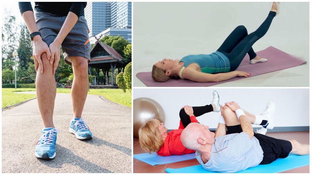 Arthrosis of the exercise of the knee joint
